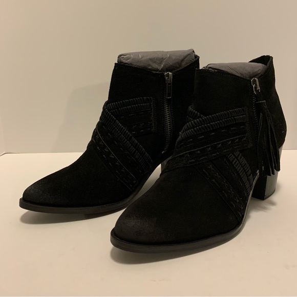 Naughty Monkey Noah Leather Ankle Bootie, Black - Picture 3 of 7